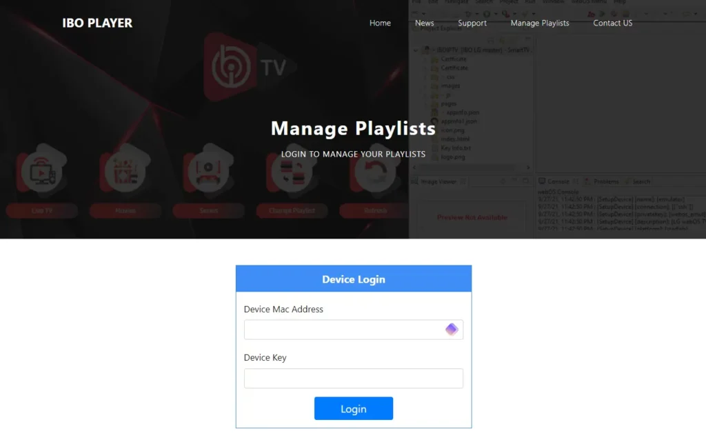 Cómo cargar tu lista de reproducción en IBO PLAYER.