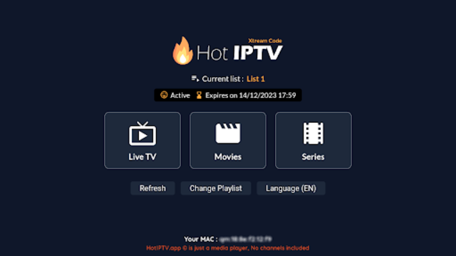 Cómo cargar una lista de iptv en la app Hot IPTV.