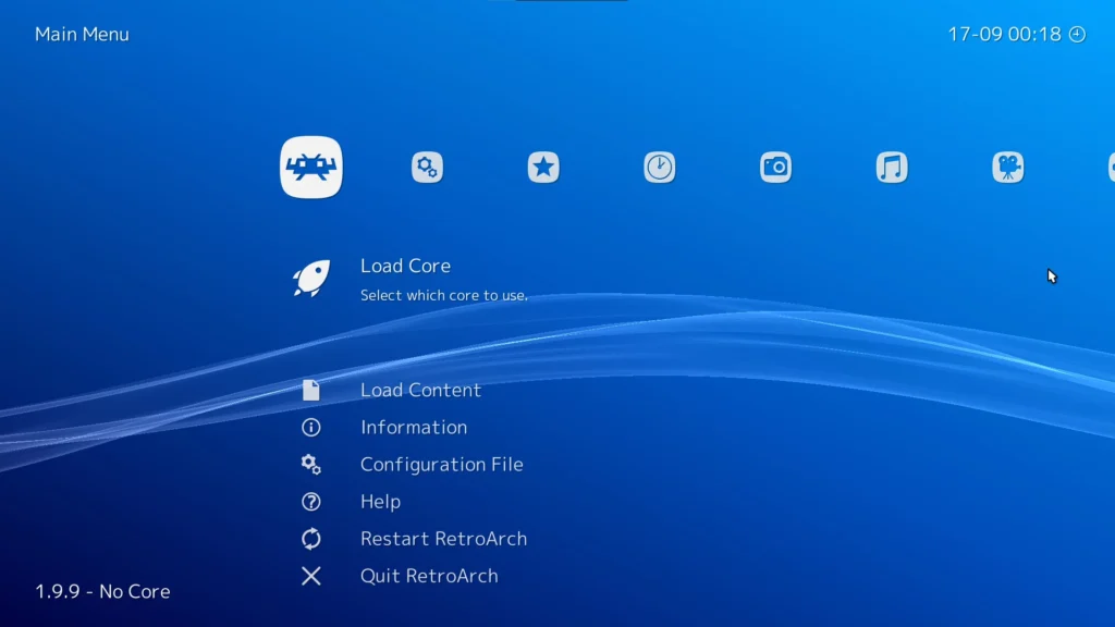 Juegos retro con RetroArch